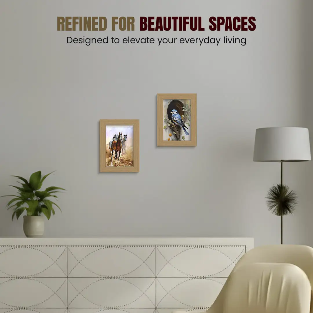 A5 Modern Country Pine Picture Frame - Premium Photo Frame With Perspex Front thumbnail 2