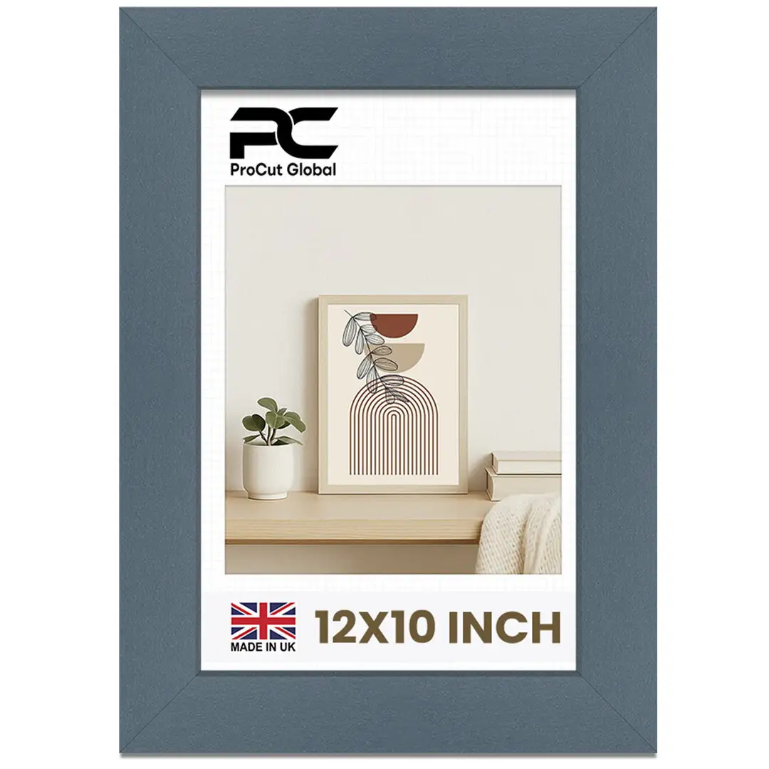 12x10" Modern Navy Blue Picture Frame - Premium Photo Frame With Perspex Front thumbnail 1
