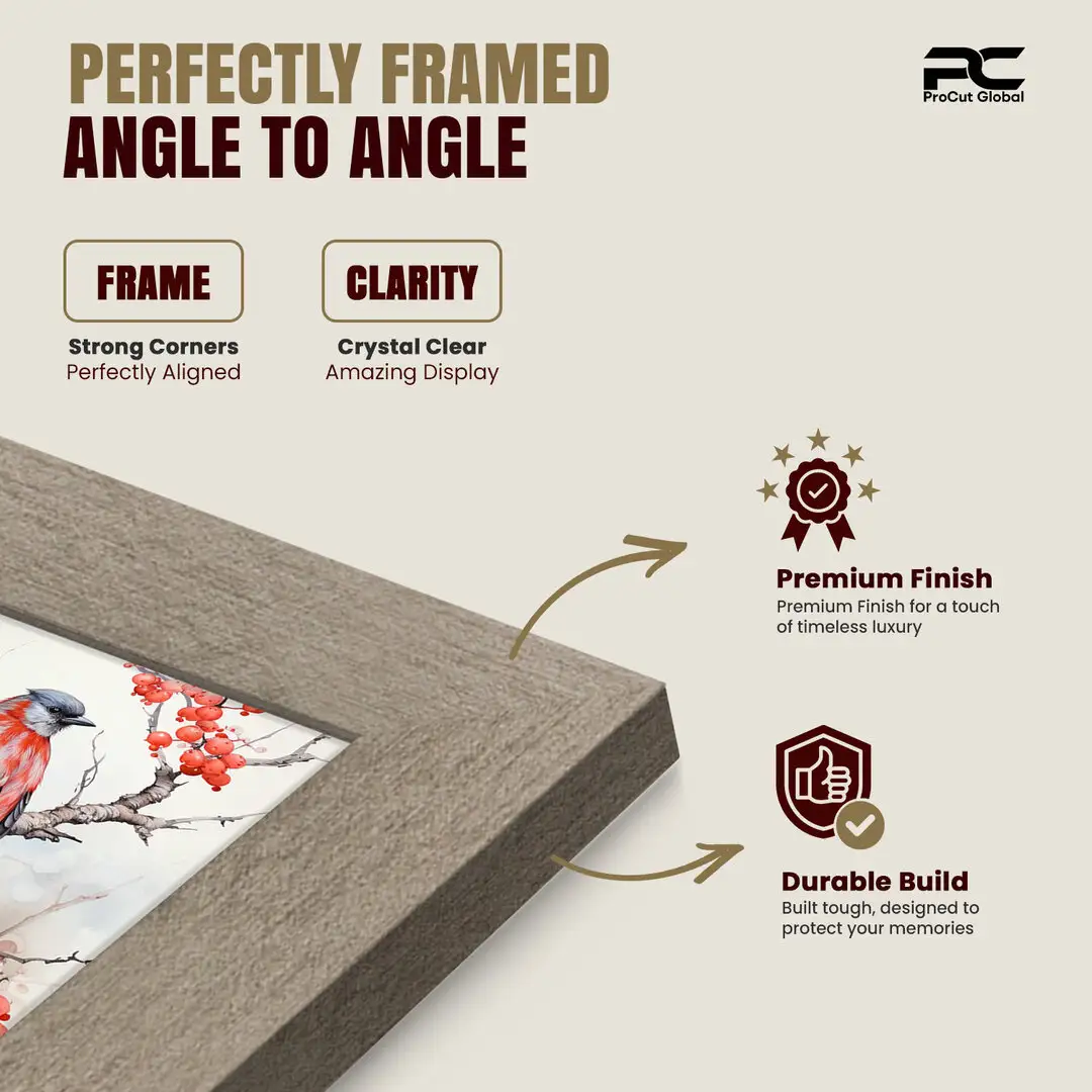 26x20" Modern Aluminium Picture Frame - Premium Photo Frame With Perspex Front thumbnail 6