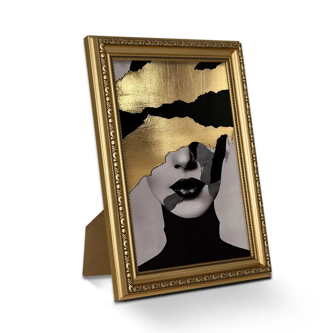 A6 Gold Ornate Picture Frame - Vintage-Style Wall Art Display thumbnail 2