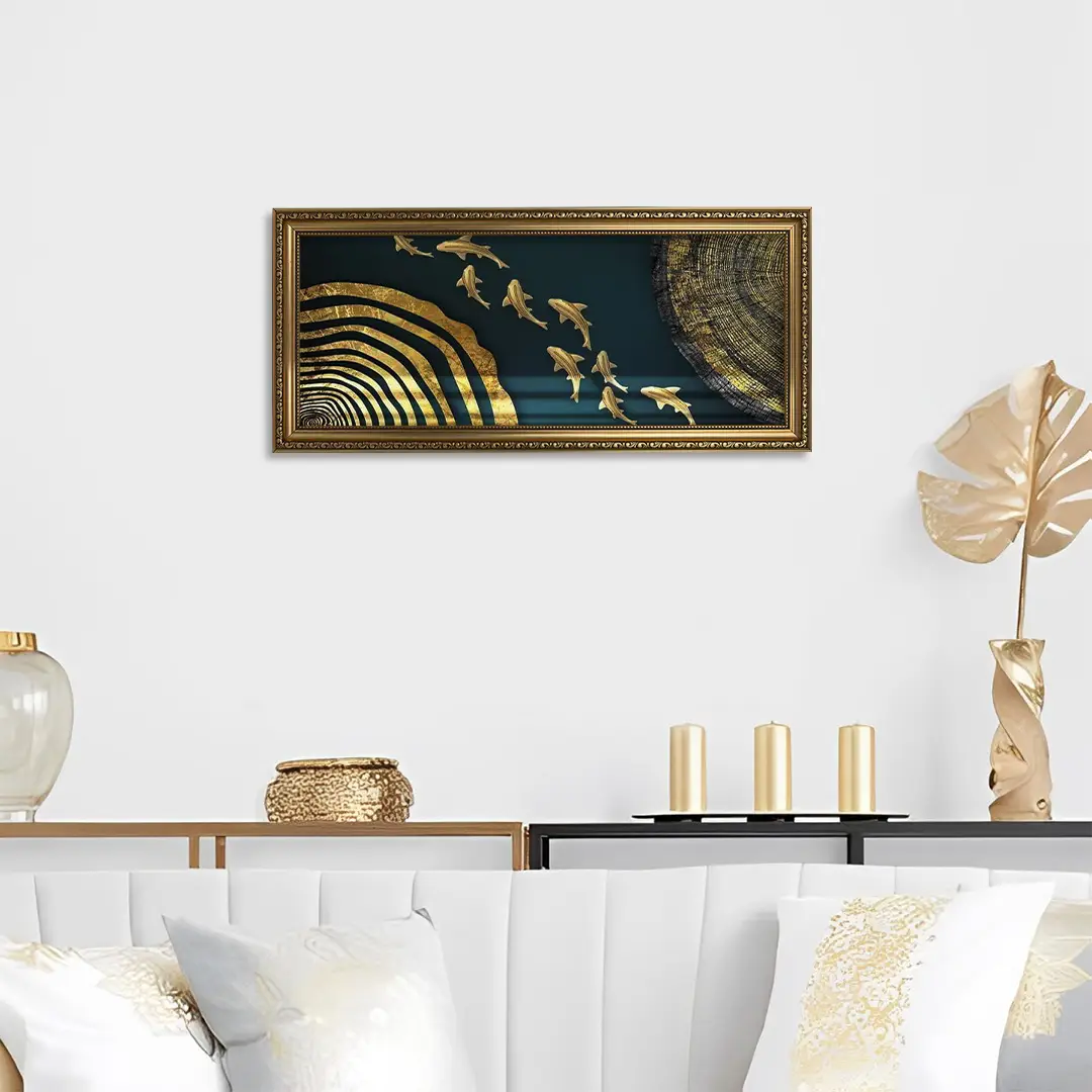 24x10" Gold Ornate Picture Frame | Classic Decorative Wall Display thumbnail 3
