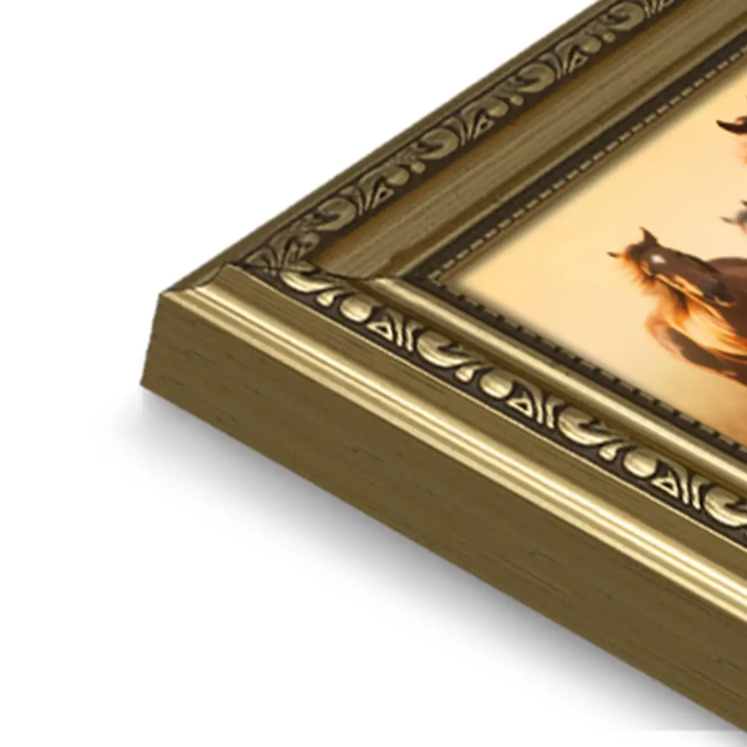 60x40cm Gold Ornate Picture Frame - Vintage-Style Wall Art Display
