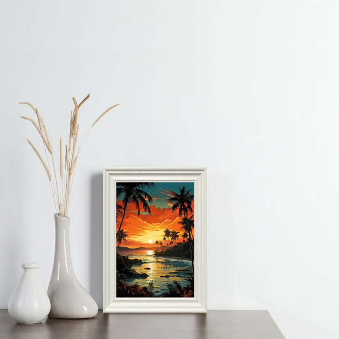 11x8.5" Swept White Picture Frame | Elegant Wall Display thumbnail 2