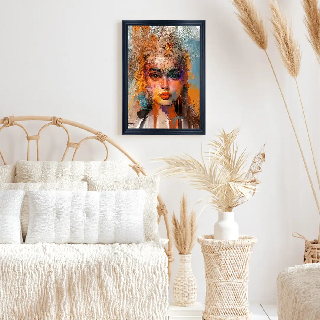 35x28cm Swept Black Picture Frame | Elegant Wall Display For Modern Interiors thumbnail 2