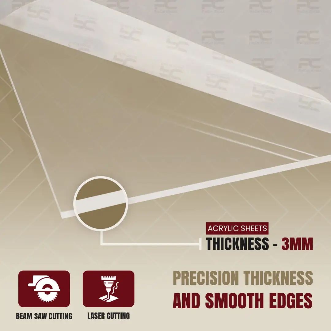 22x9" 3mm Laser Cut Acrylic Sheet For Photo Frames | ProCut Global thumbnail 6
