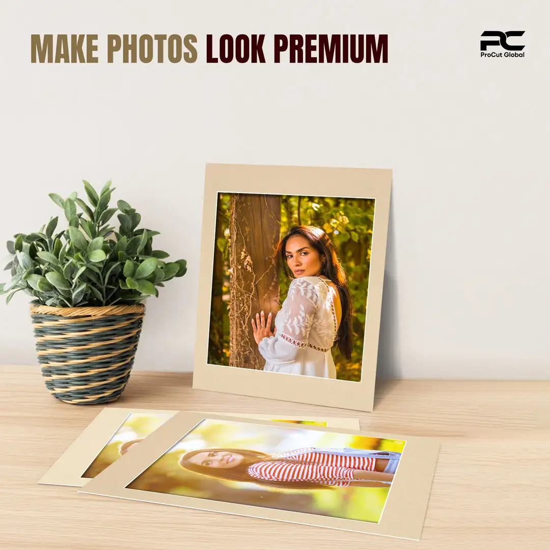 Ivory 16x12" Picture Mount With 12x10" Aperture | Acid-Free Mat Board For Photos & Artwork thumbnail 2