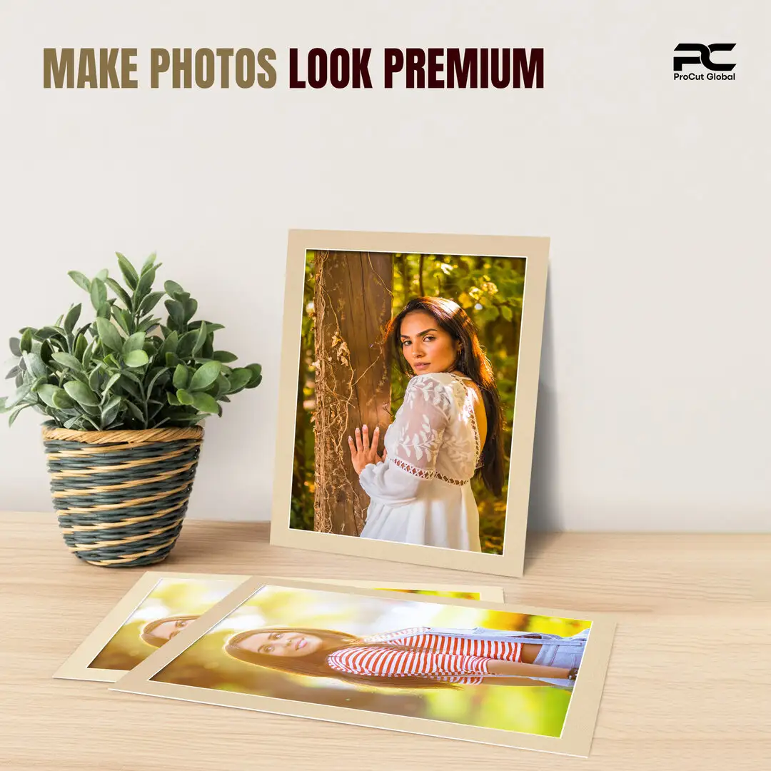 Ivory 70x50cm Picture Mount With 60x40cm Aperture | Acid-Free Picture Mount Board thumbnail 2