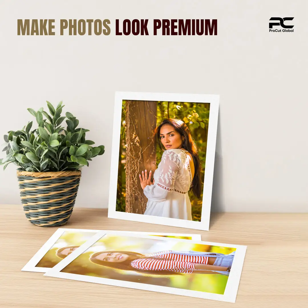 Ice White 70x50cm Picture Mount With 60x40cm Aperture | Acid-Free Picture Mount Board thumbnail 2