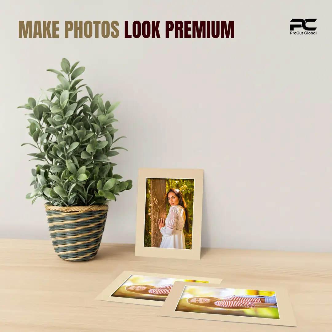 Ivory A4 Picture Mount With 9x6" Aperture | Acid-Free Picture Mount Board thumbnail 2