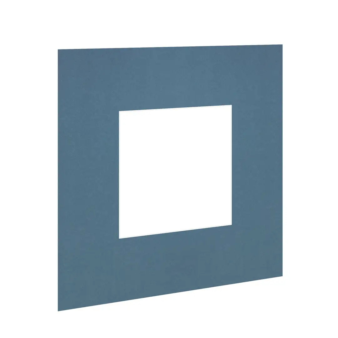 Pompador 10x10" Picture Mount With 5x5" Aperture | Acid-Free Mat Board For Picture Frames thumbnail 1