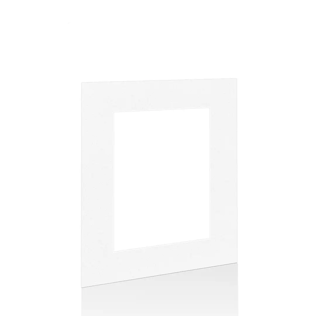 Ice White 10x8" Picture Mount With 7x5" Aperture | Acid-Free Picture Mount Board
