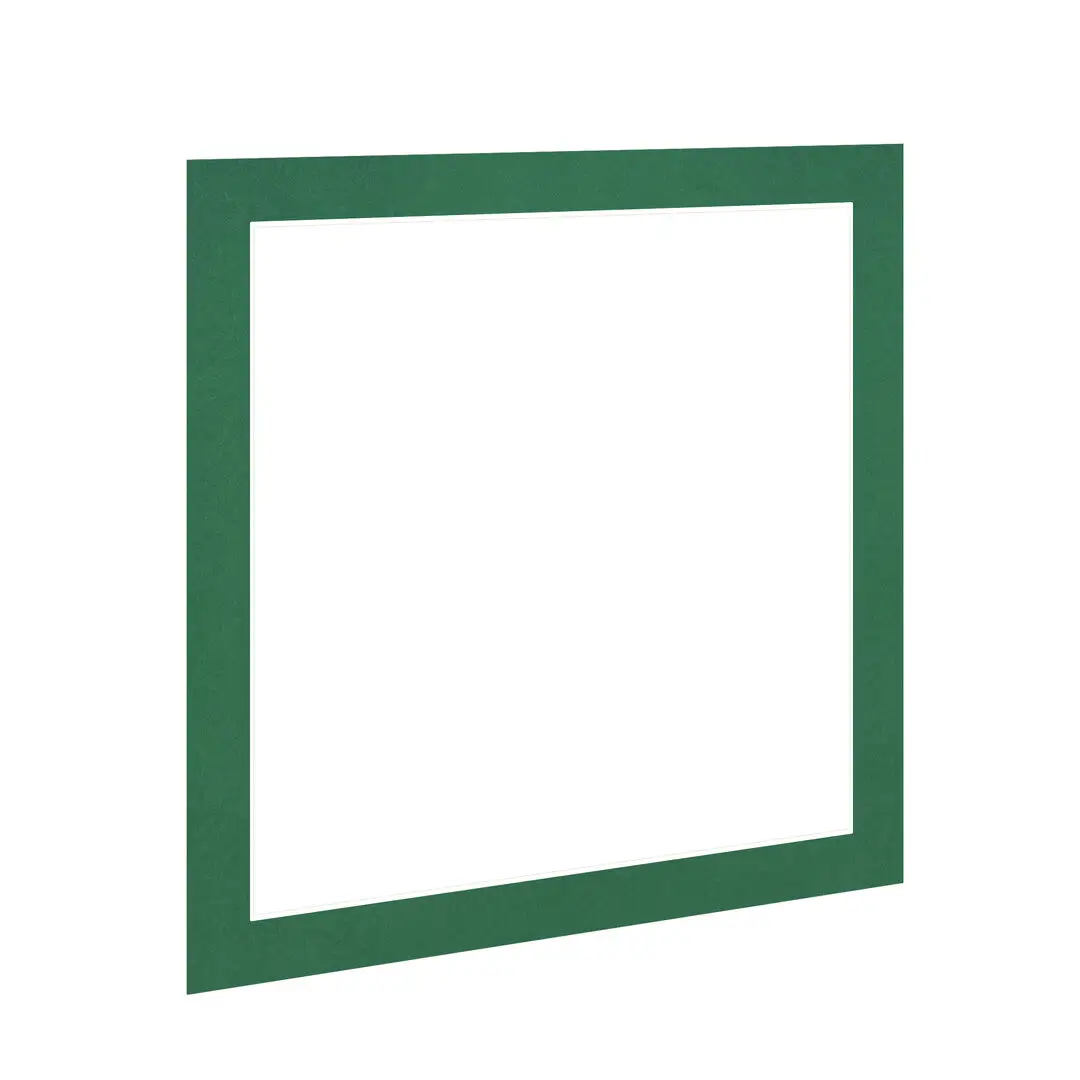 Emerald (Green) 12x12" Picture Mount With 10x10" Aperture | Acid-Free Mat Board For Picture Frames