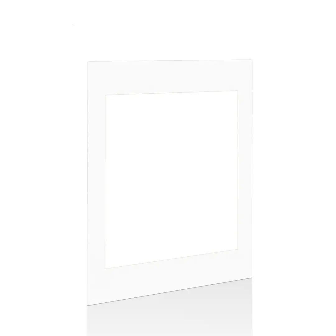 Ice White 70x50cm Picture Mount With 50x40cm Aperture | Acid-Free Mat Board For Photos & Artwork