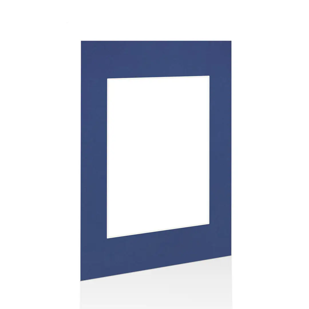 Blue 90x60cm Picture Mount With 60x40cm Aperture | Acid-Free Picture Mount Board