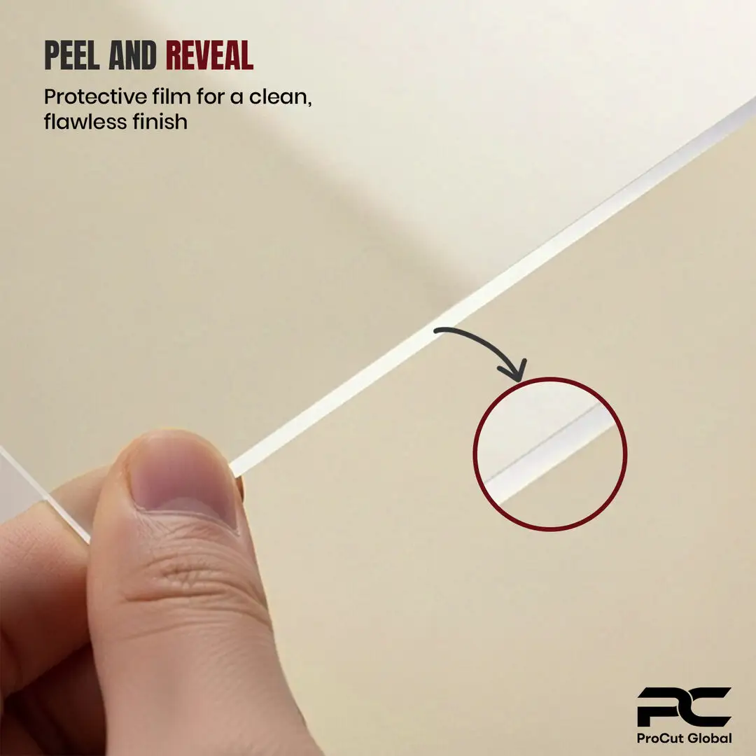 90x70cm Clear Perspex Sheet For Picture Frames | Lightweight Perspex Panel For Crafts & Displays thumbnail 6
